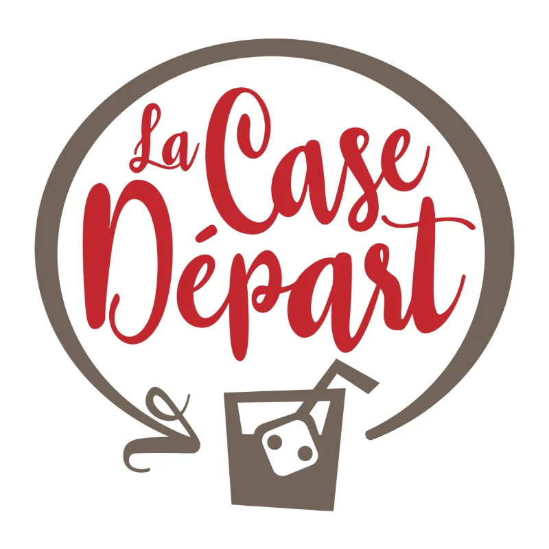 Logo La Case Départ, board game cafe, France