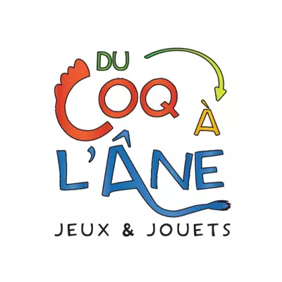 Logo Du coq à l'âne, boutique de jeux de société, France