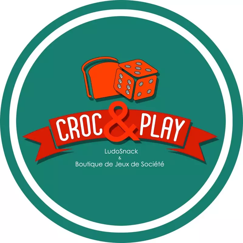 Logo Croc & Play, boutique de jeux de société, France