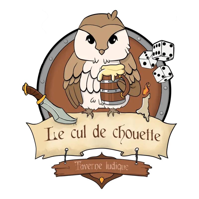 Logo Le cul de chouette, boutique de jeux de société, France