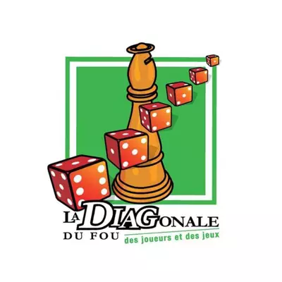 Logo La Diagonale du Fou, boutique de jeux de société, France