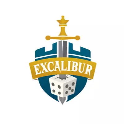 Logo Excalibur, boutique de jeux de société, France