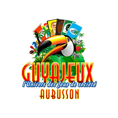 Logo Guyajeux Aubusson, boutique de jeux de société, France