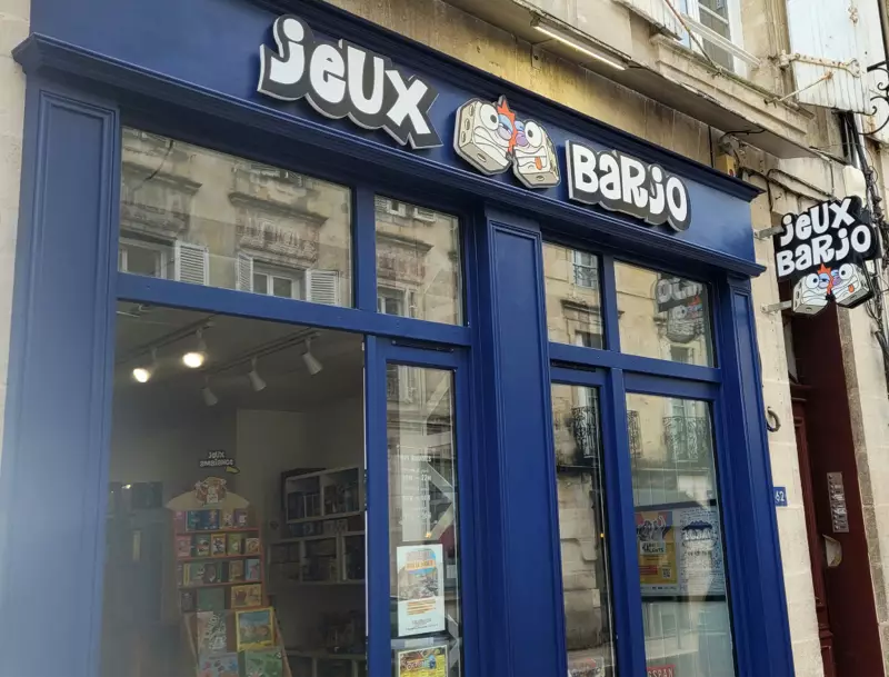 Photo devanture commerce Jeux Barjo Libourne, boutique ludique + bar à jeux, France
