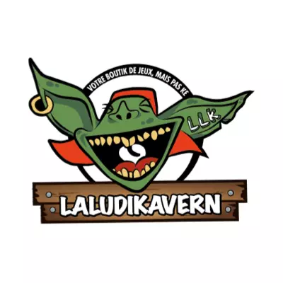 Logo LaLudiKavern Pau, boutique de jeux de société, France