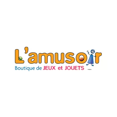 Logo L'Amusoir, boutique de jeux de société, France