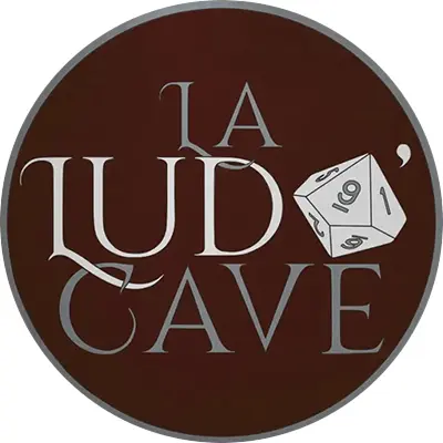 Logo La ludo'cave, boutique de jeux de société, France