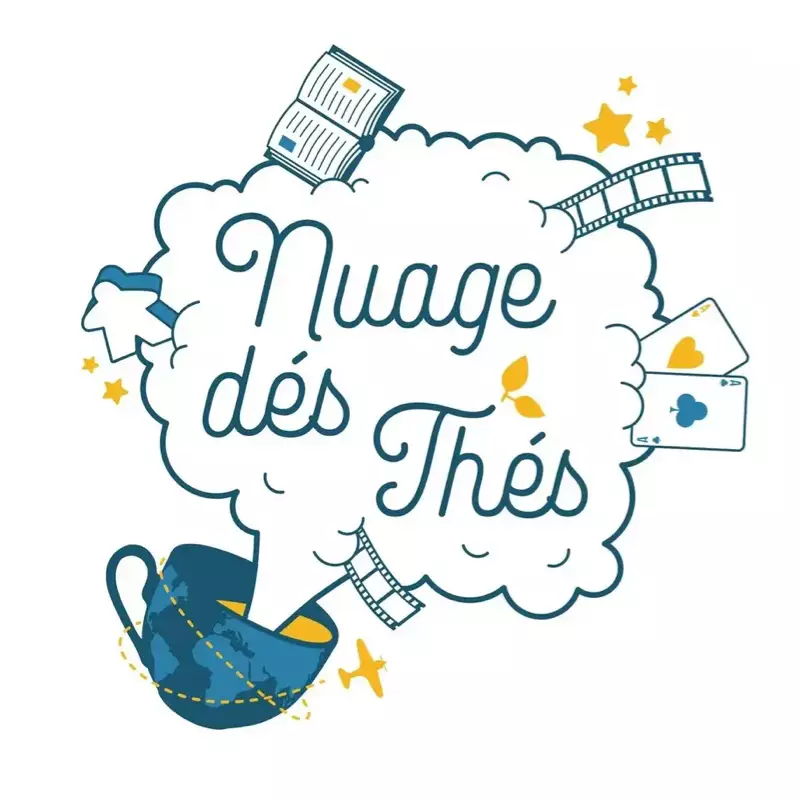 Logo Nuage dés thés, bar à jeux, France