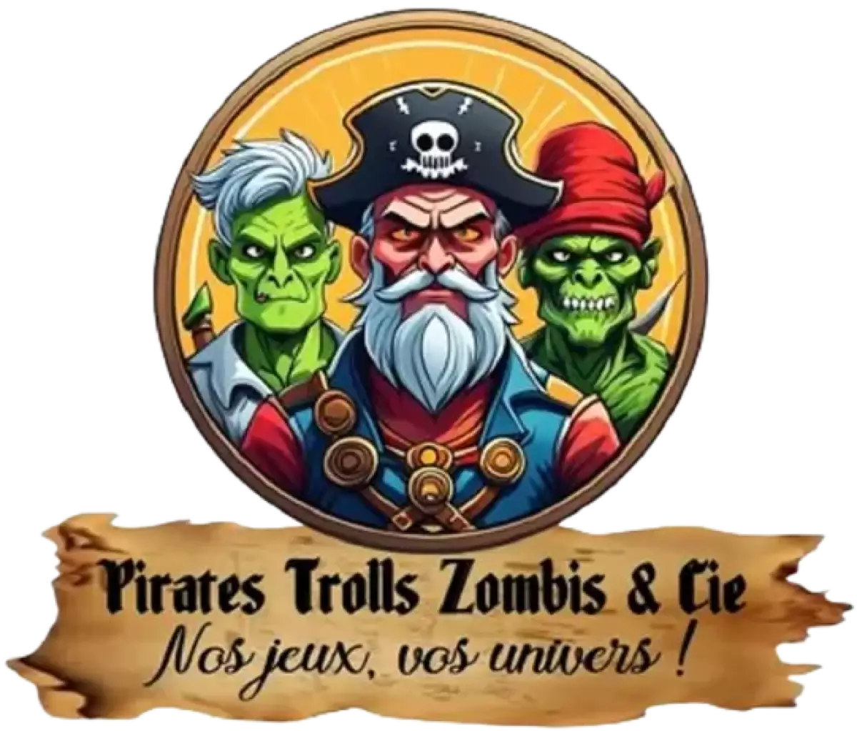 Photo devanture boutique Pirates Trolls Zombis & Cie, boutique de jeux de société, France