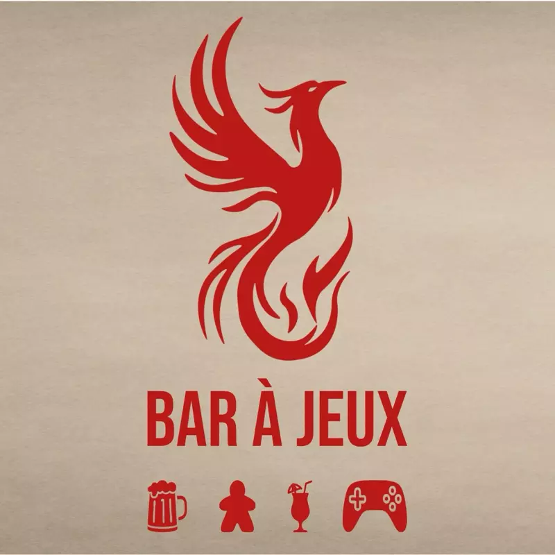 Logo Repaire du Phœnix, bar à jeux, France