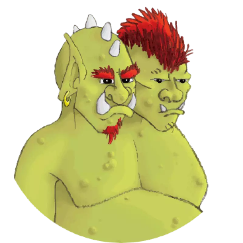 Logo Le Troll à 2 Têtes, boutique ludique, France